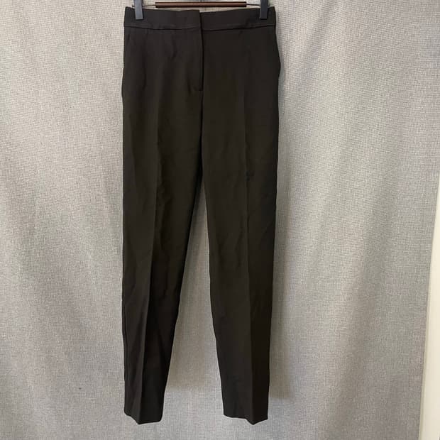 막스마라 Max Mara 블랙 스트레치 저지 슬림 팬츠