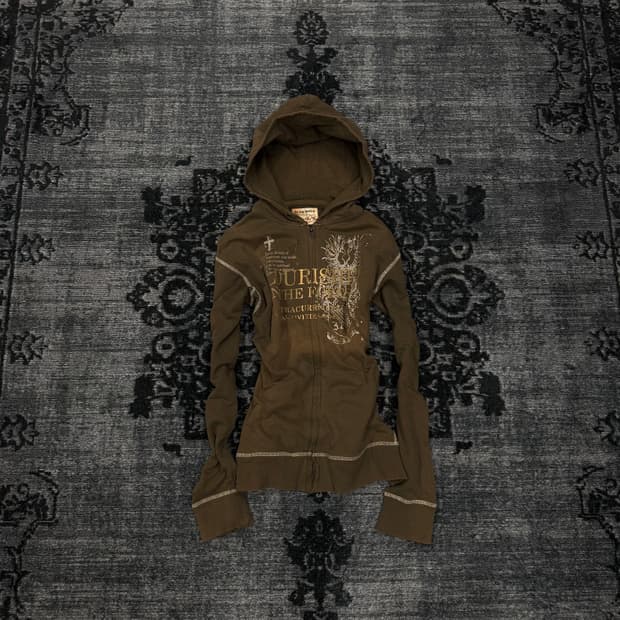 Rush hour 00s y2k grunge hoodie