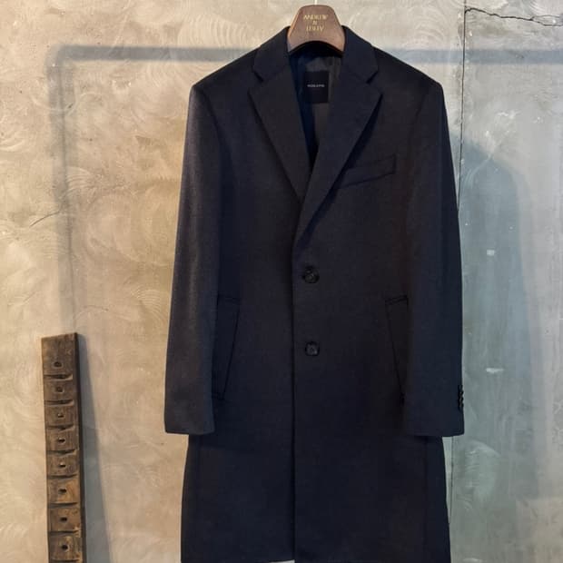 로가디스 컬렉션 캐시미어 체스터필드 코트 100