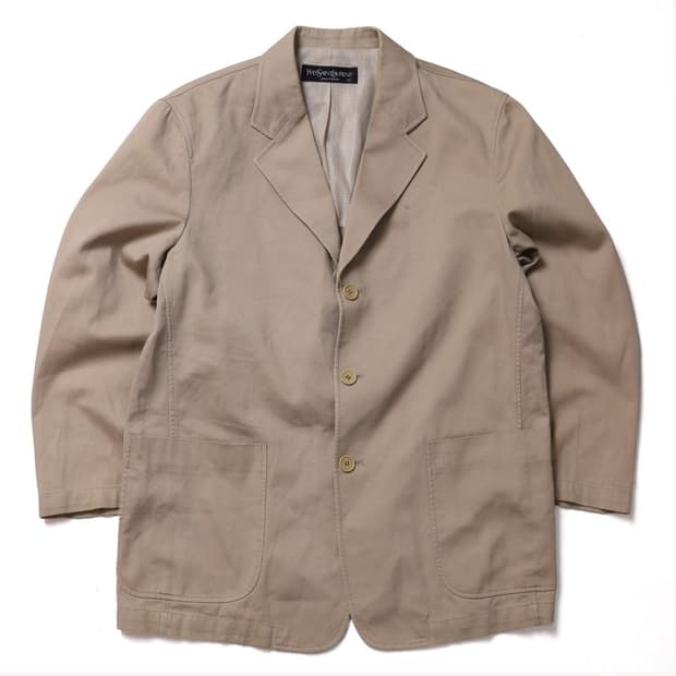 입생로랑 Yves Saint Laurent 3BCotton Blazer 