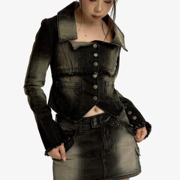 카시코 데님 셋업