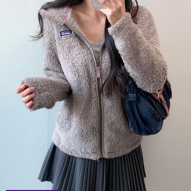 파타고니아 로즈 카토스 플리스 후디