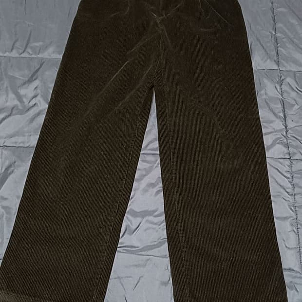 에잇세컨즈 코듀로이 와이드바지 32인치 기장105