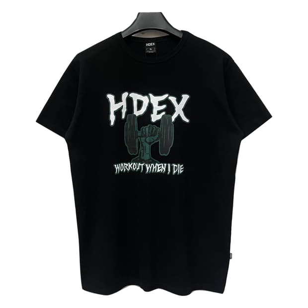 HDEX 에이치덱스 좀비 핸드 머슬핏 반팔티 XL