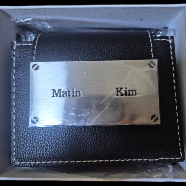 (새상품) 마뗑킴 스티치 아코디언 미니백 블랙