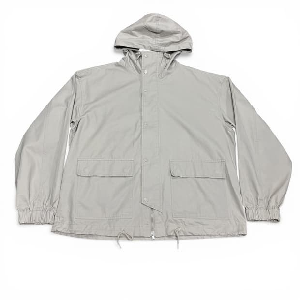 L 파르티멘토 그레이 투웨이 숏 야상자켓