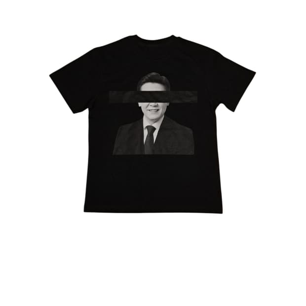 이이이이이이이재재재재재재재명명명명명명명 티셔츠 Black proto