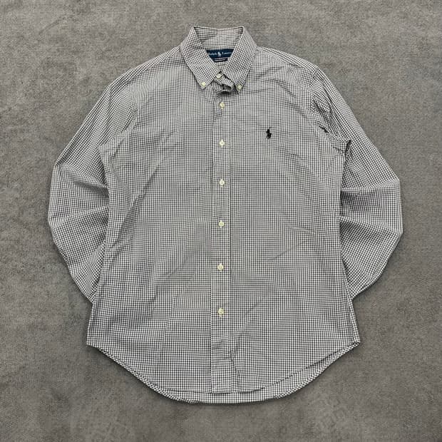 M 폴로 랄프로렌 체크 셔츠 커스텀핏