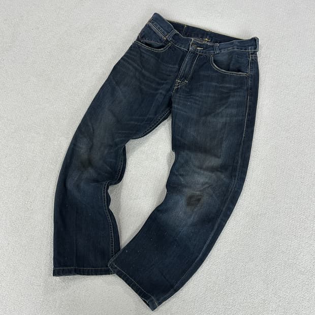 리바이스 523 32 워싱 데님 청바지