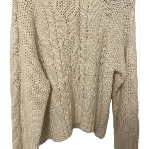 룩캐스트 트임 니트 