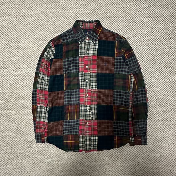 POLO RALPH LAUREN patchwork shirt