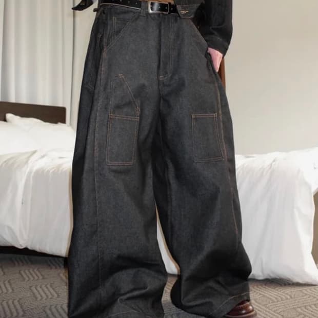 뉴치프시크 Redux Moon raw denim Pants (denim)