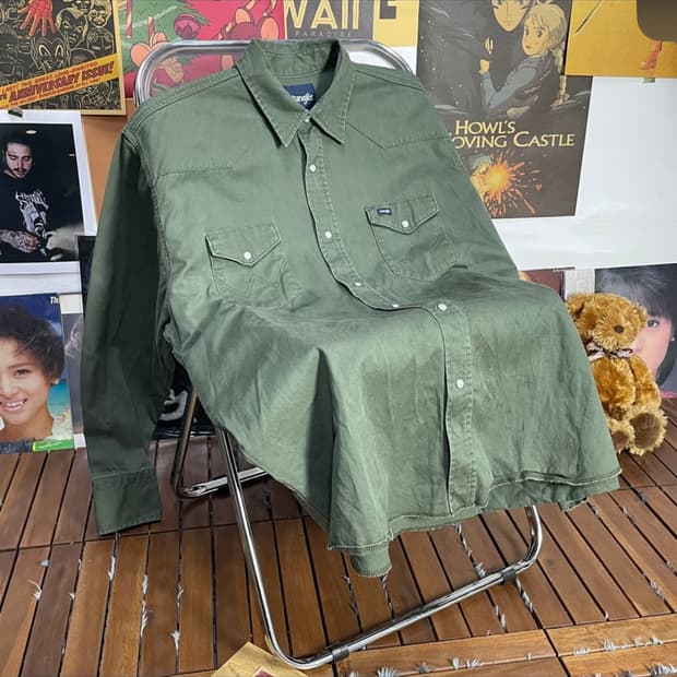랭글러 웨스턴 셔츠 2xl