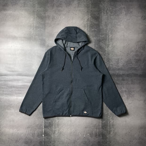 DICKIES 디키즈 빈티지 네이비 기모 후드 집업 A00869