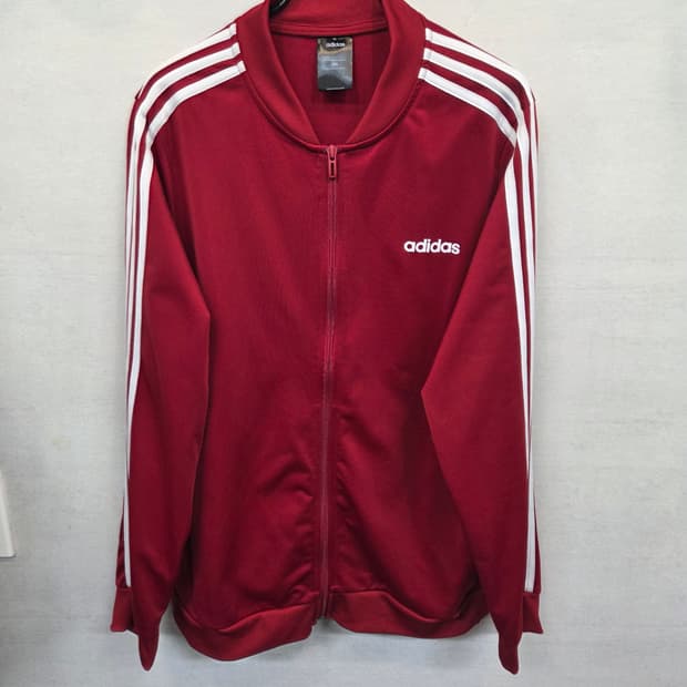 아디다스 트랙 져지 xxl 버건디 
