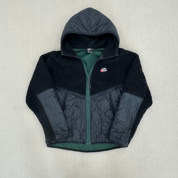 나이키 쉐르파 퀄팅 후드집업 XXL