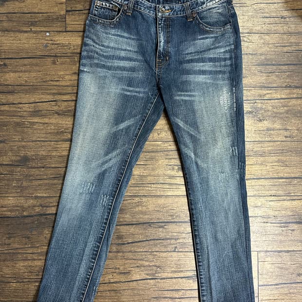 BANG BANG UTD CO 워싱 데님 청바지 34사이즈 빈티지Y2K