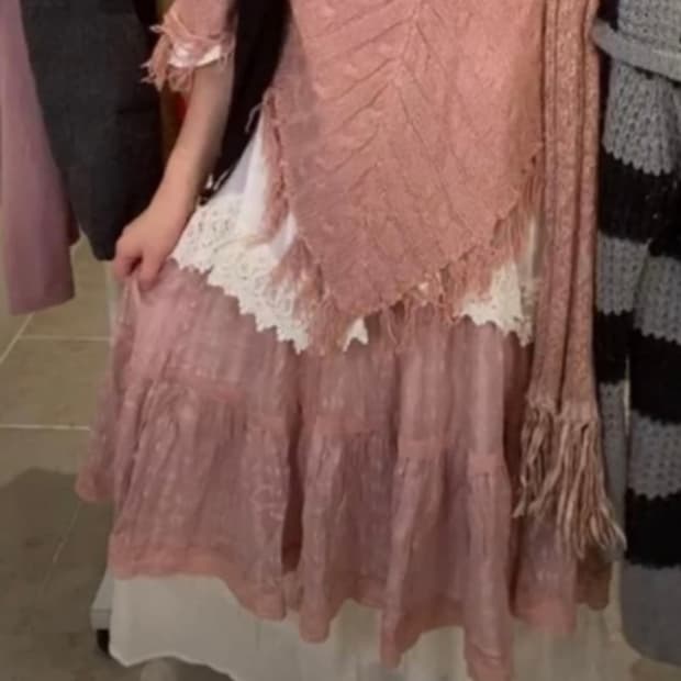 ((코코모리 페어리 에겐녀 핑크 케이프 개대장 코디셋))
