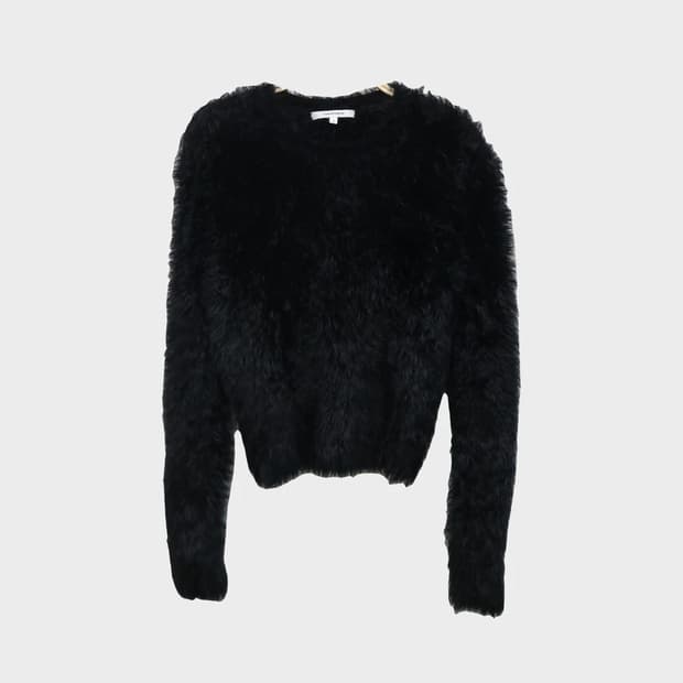 까르벵 크롭 퍼 니트 64448