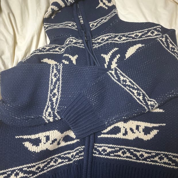 노매뉴얼 코위찬 후드집업