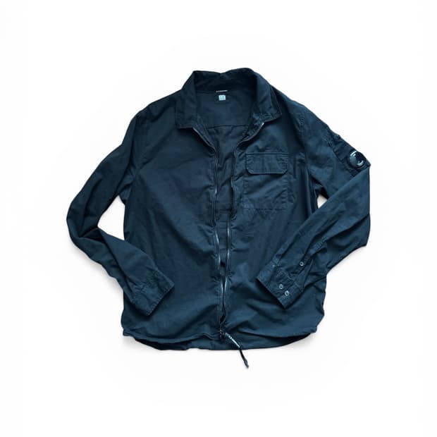 cp컴퍼니 개버딘 집업셔츠