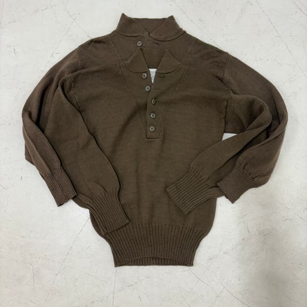80‘s US Army 5 Button Wool Sweater
