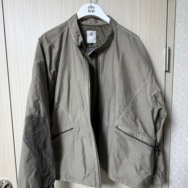 [3]폴리테루 25fw 모터사이클 블루종 베이지