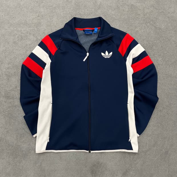 95 아디다스 삼선 트랙탑 네이비/레드/화이트