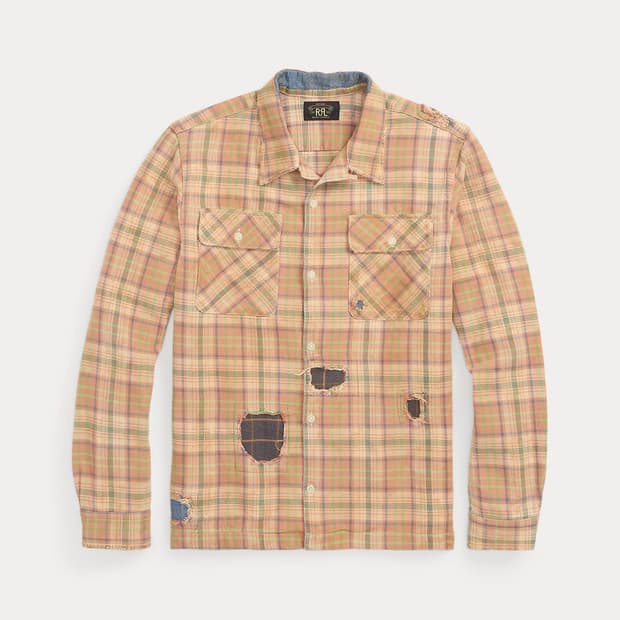 RRL 리페어 캠프셔츠 M