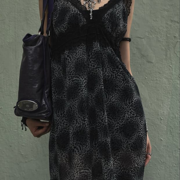Leopard Lace Sleeveless