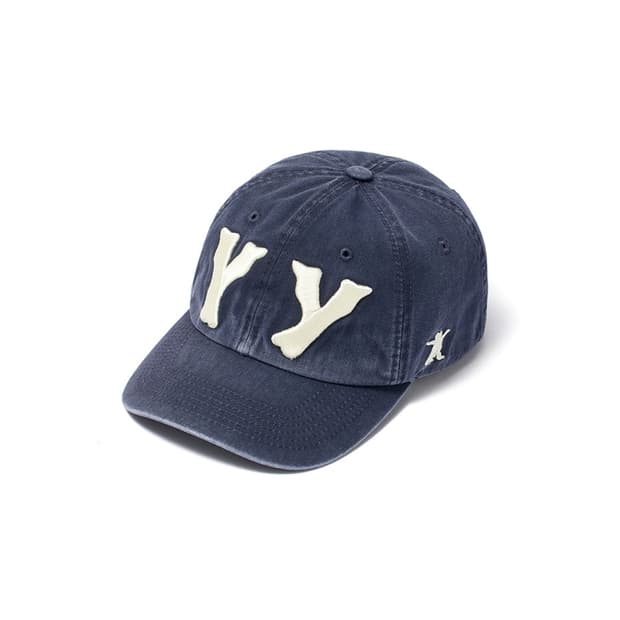 open yy 오픈 와이와이 하트 볼캡 모자 navy