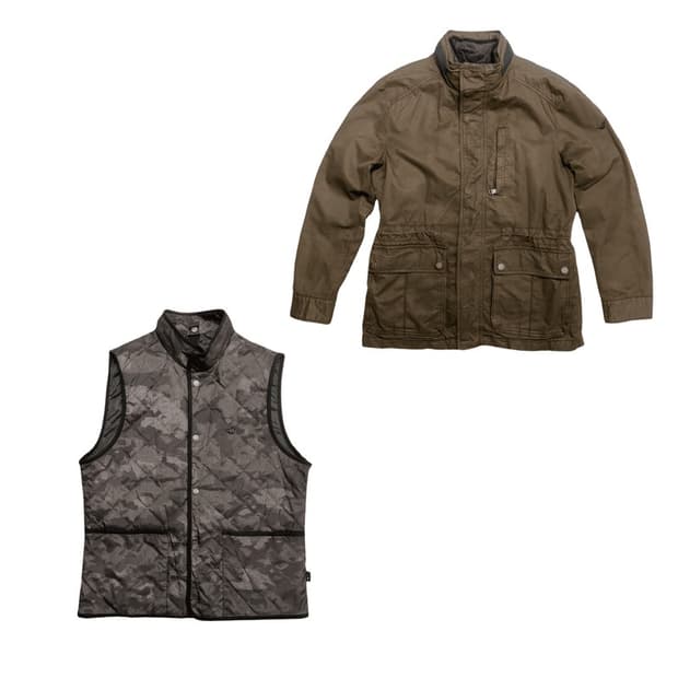 헨리코튼 빈티지 멀티 포켓 필드자켓 + 조끼 100