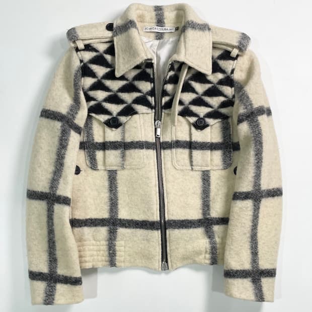 카스텔바작 나바호 크롭 울 자켓