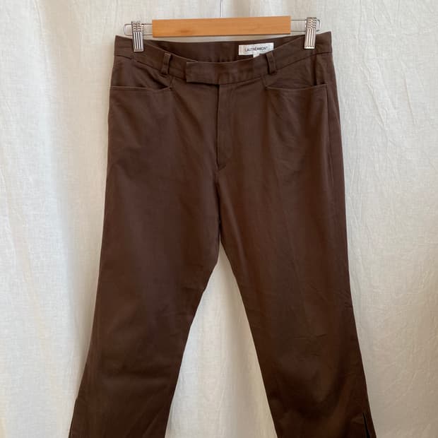 LAUTREAMONT 브라운 카프리팬츠(28)