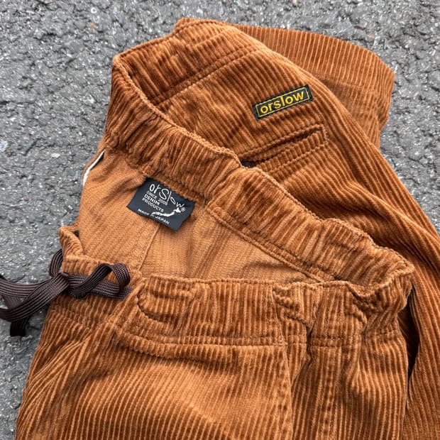 오어슬로우 밴딩 코듀로이 팬츠 