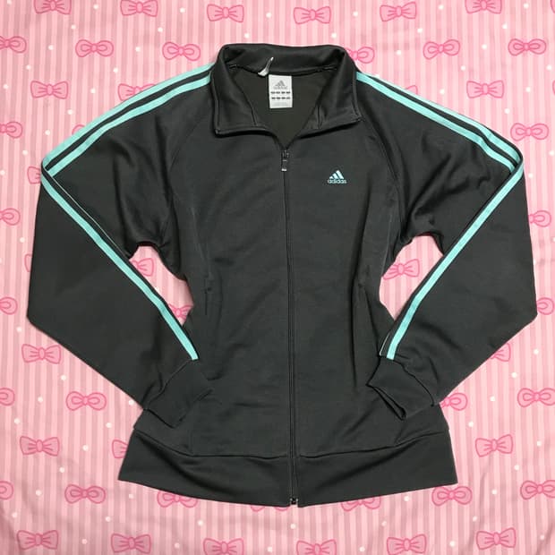 아디다스 민트 그레이 져지