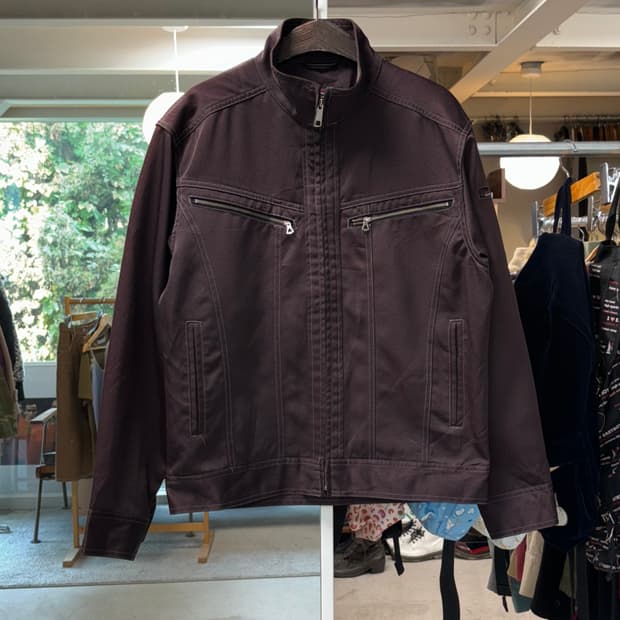 Cs club 마룬 워크자켓 