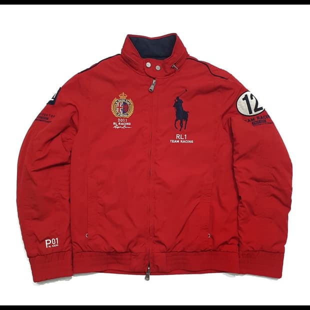 폴로 레이싱 패딩 브리티쉬 레드 m