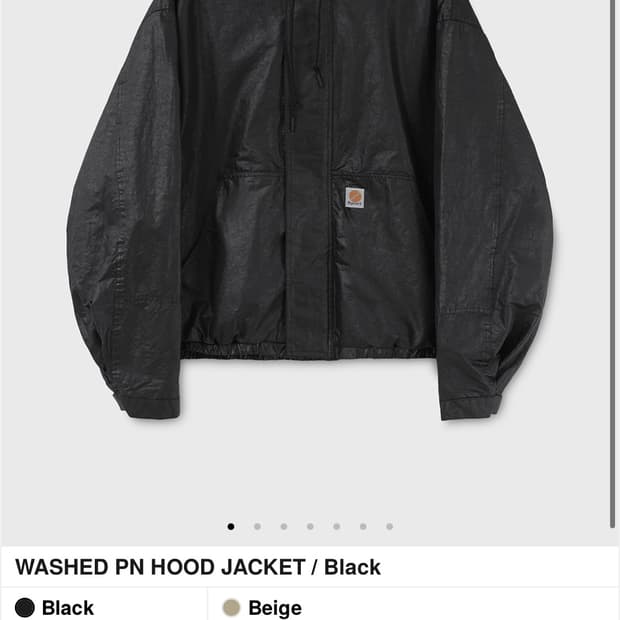 헤리티지플로스 25ss 워시드 pn 후드자켓