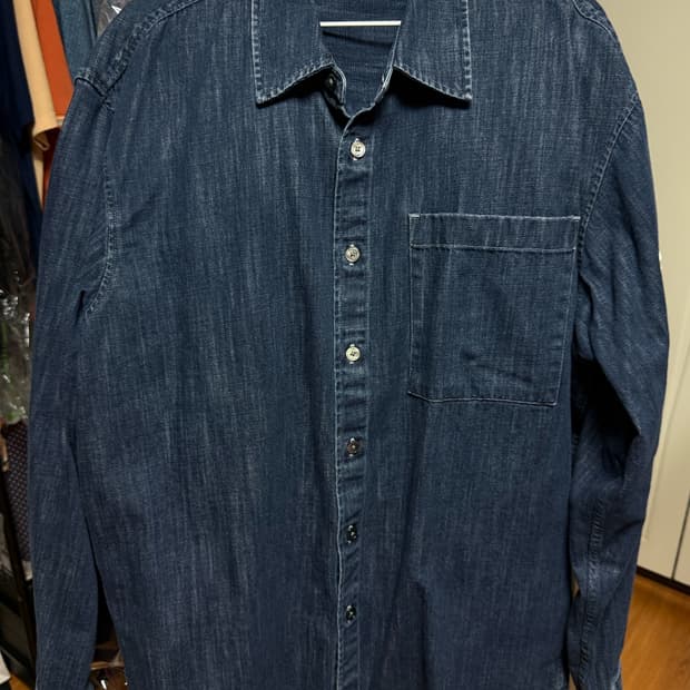 엘무드 - 타임리스 데님 셔츠 (인디고/44) *새상품*