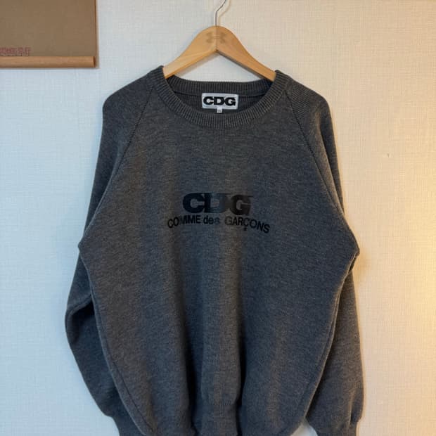 [XXL]꼼데가르송 CDG 니트 그레이