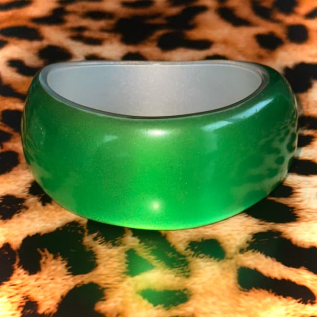 일본 헤이세이 갸루 그린 뱅글 팔찌