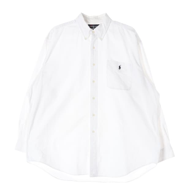 폴로 랄프 로렌 빅 셔츠 화이트 L