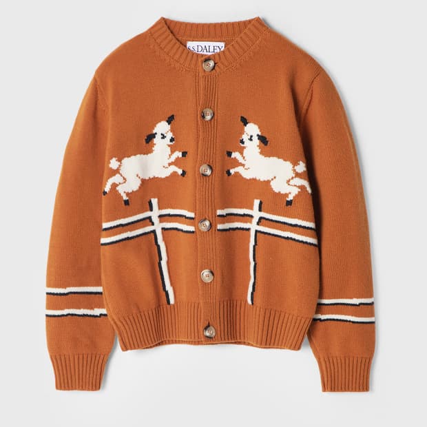 [S]S.S 달리 Cyril' Lamb Motif 가디건/오렌지
