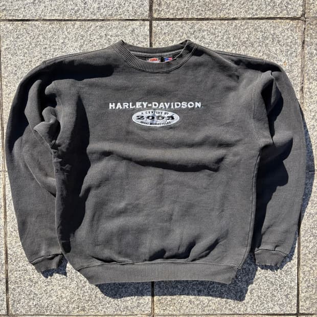 00s 할리데이비슨 맨투맨 made in usa