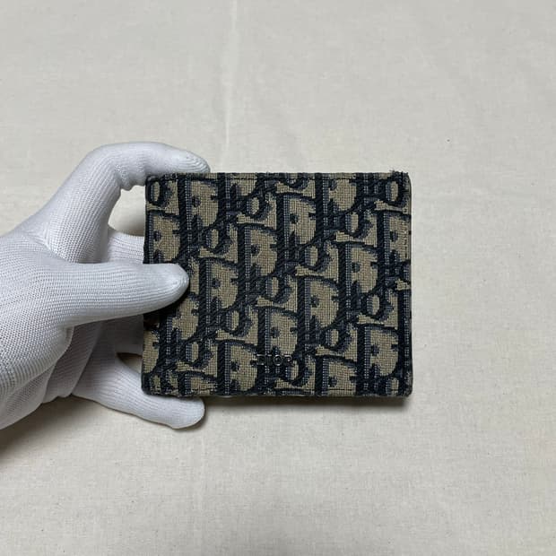 디올 오블리크 자카드 반지갑 [os]