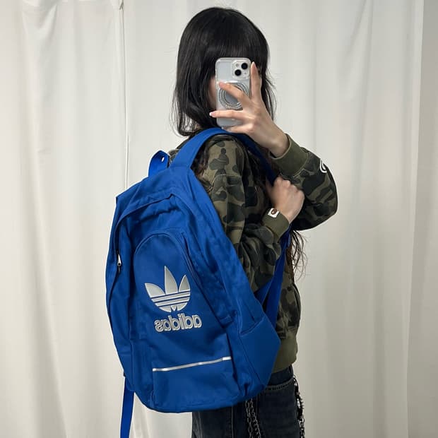 Adidas Trefoil blue backpack