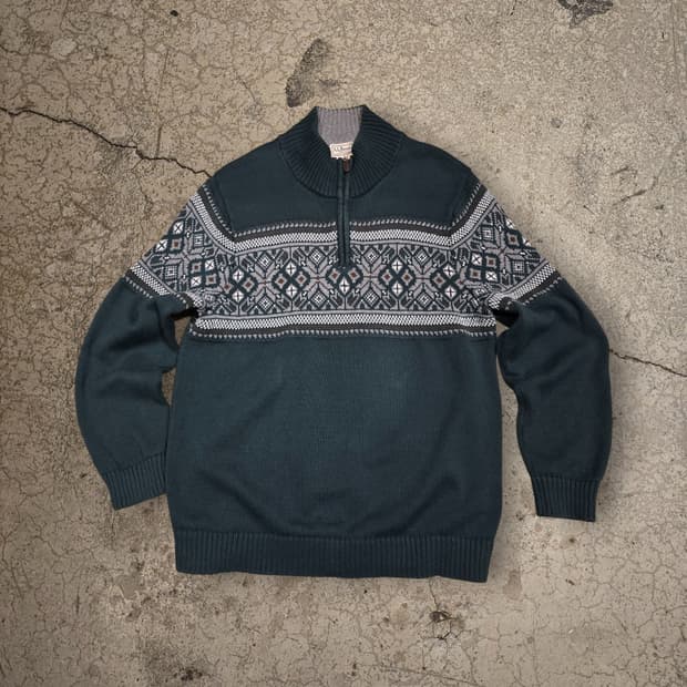 L.L.Bean 쿼터집 페어아일 스웨터