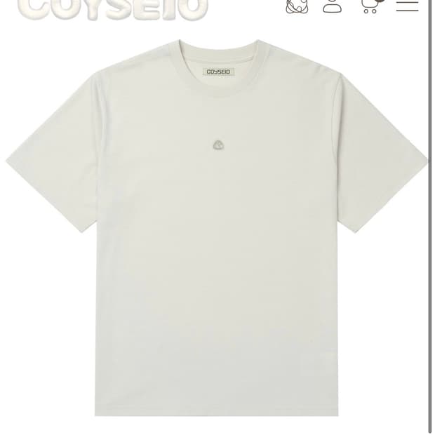 코이세이오 SYMBOL LOGO REGULAR T-Shirt SAND