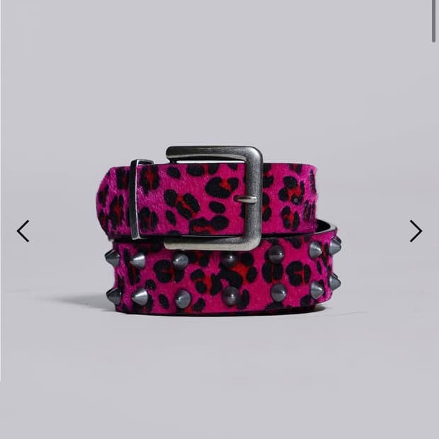 Jaded London Pink Panther studded belt